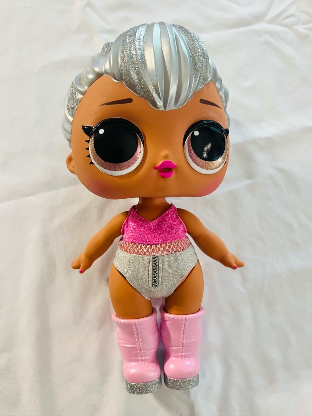Glitter Silver & Pink Fashion MGA Doll